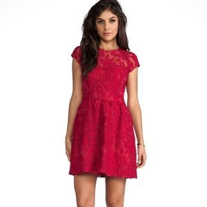 Dolce Vita Winsor Organza Lace Dress - Fit + Flare